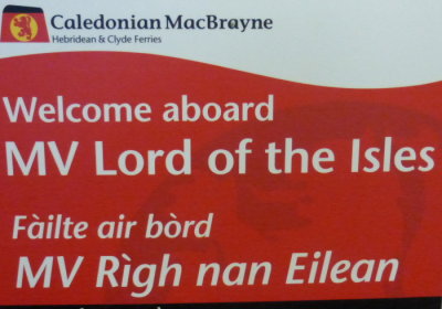 (250) Onboard CALMAC - LORD OF THE ISLES to Castlebay, Barra via Lochboisdale
