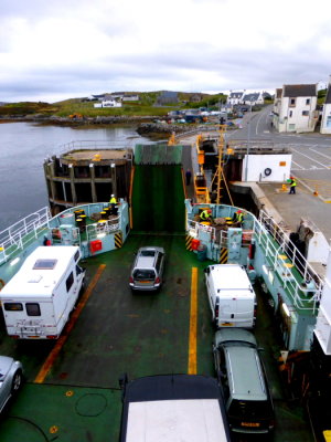 (280) Onboard CALMAC - LORD OF THE ISLES Unloading @ Lochboisdale 