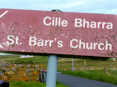 (337) Isle of Barra View - St Barr's (Kilbar) Church, Bayherivagh, Northbay