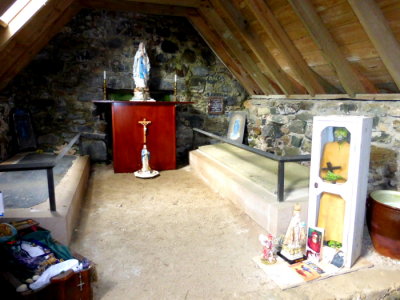 (339) Isle of Barra View - St Barr's (Kilbar) Church, Bayherivagh, Northbay