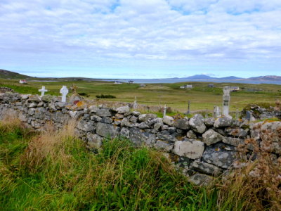 (343) Isle of Barra View - St Barr's (Kilbar) Church, Bayherivagh, Northbay