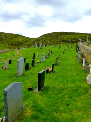 (346) Isle of Barra View - St Barr's (Kilbar) Church, Bayherivagh, Northbay