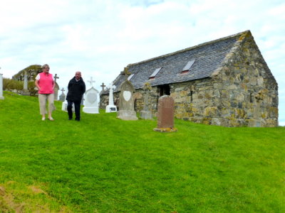 (347) Isle of Barra View - St Barr's (Kilbar) Church, Bayherivagh, Northbay