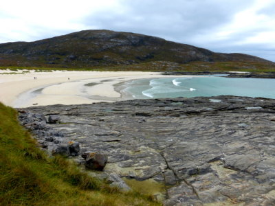 (376) Isle of Barra Beach Hotel View - Tangasdale Beach