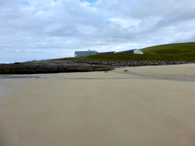 (388) Isle of Barra Beach Hotel View - Tangasdale Beach