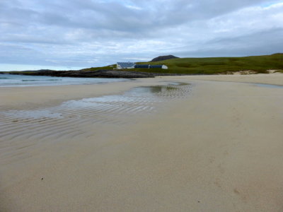 (389) Isle of Barra Beach Hotel View - Tangasdale Beach