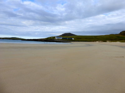 (390) Isle of Barra Beach Hotel View - Tangasdale Beach