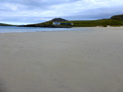 (395) Isle of Barra Beach Hotel View - Tangasdale Beach