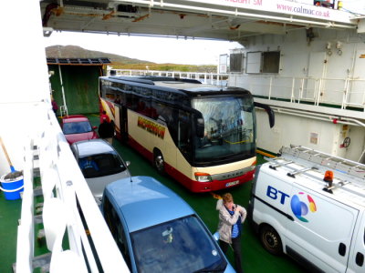 (416) Our Coach ( BU53 MCL) Onboard CALMAC - LOCH ALAINN to Isle of Eriskay