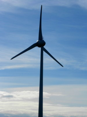 (433).Dark Island Hotel, Isle of Benbecula - Wind Turbine