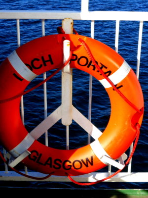 (498) Oboard  LOCH PORTAIN to Leverburgh, Isle of Harris - Lifebelt