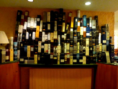 (673) Caberfeidh Hotel, Stornoway, Isle of Lewis - Empty Whiskey Cases
