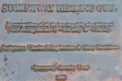 (703) Stornoway Herring Girl Statue @ Stornoway, Isle of Lewis