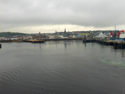 (753) Onboard ISLE OF LEWIS leaving Stornoway, Isle of Lewis