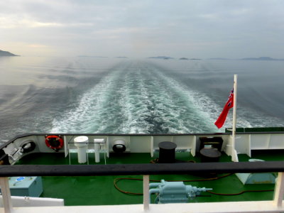 (773) Onboard CALMAC - ISLE OF LEWIS to Ullapool - Entering Loch broom