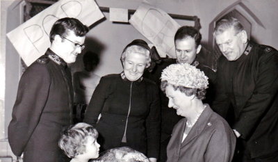 1968 - Opening a Christmas sale of work