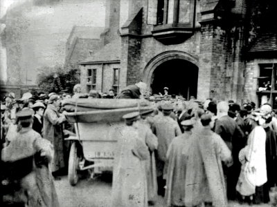 1908 July 11th General Booth arriving @ Burton Workhouse