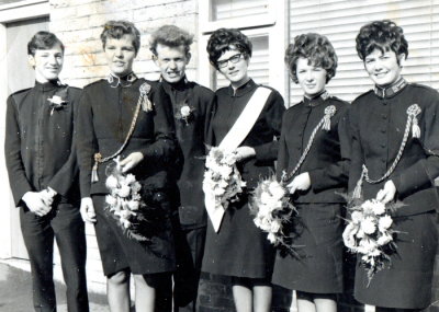 1968 October 12th Wedding of David & Dorothy Coxon - Bridesmaids