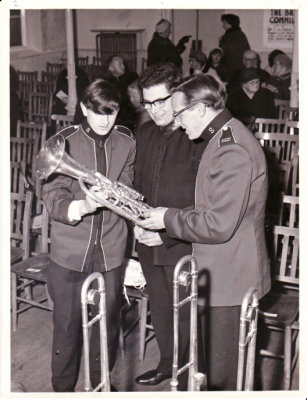 1966 - Burton Citadel Band - Presentation of New Instruments (09) - Baritone