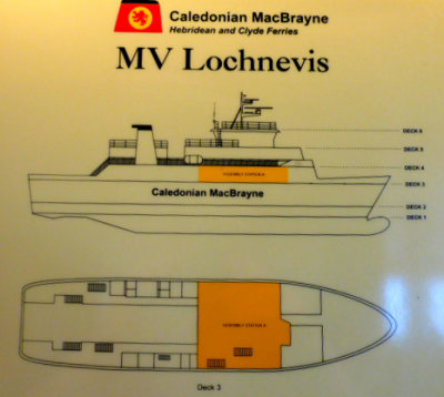 LOCH NEVIS (2000) onboard Plan of Ferry