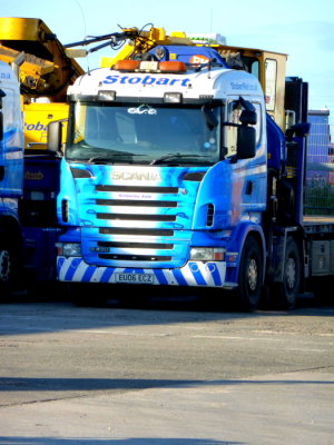 Stobart Rail - V100 - EU06 ECZ Kimberley Kate @ Stobart Depot Carlisle