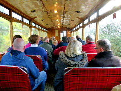 Blackpool Pantograph 167 (1928) Inside @ Crich