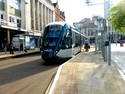 224 (2015) Alstom Citadis 302 @ Old Market Square