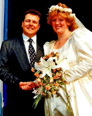 1990 - July 21st Julia & Wayne Adcock Wedding @ Burton Mosley Street Citadel