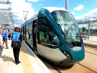 225 (2015) Alstom Citadis 302 @ Clifton South Terminus