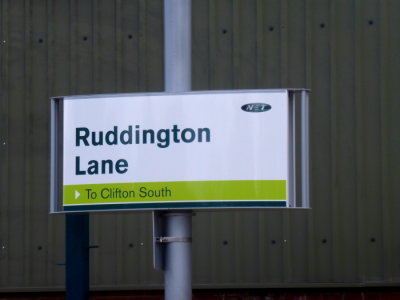 Tram Stops - Ruddington Lane
