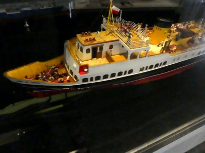CALEDONIAN STEAM PACKET Maid of Argyle Model @ Riverside Museum, Glasgow