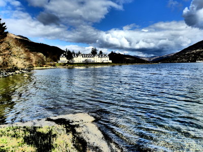 Scotland - Lochs & Glens - Ardgarten Hotel @ Arrocher - Front from Loch Long