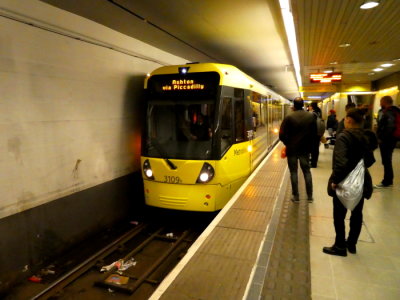 3109 (2016) Bombardier M5000 Flexity Swift @ Picadilly