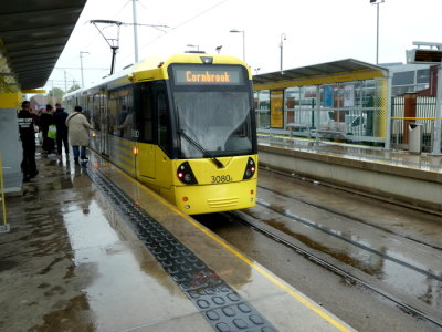 3080 (2016) Bombardier M5000 Flexity Swift @ Wythenshaw Town Centre