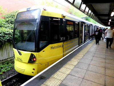 3014 (2016) Bombardier M5000 Flexity Swift @ Bury Terminus