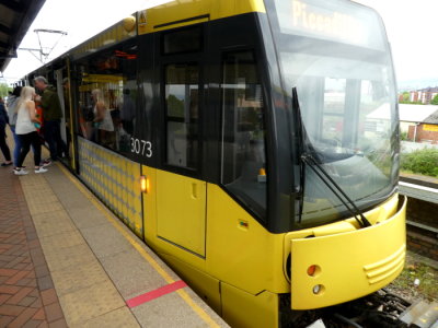 3073 (2016) Bombardier M5000 Flexity Swift @ Cornbrook