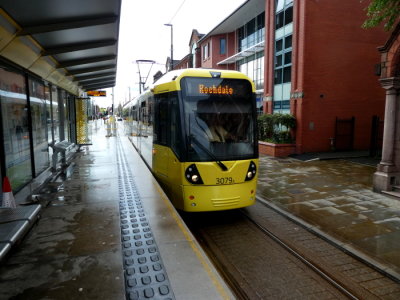 3079 (2016) Bombardier M5000 Flexity Swift @ Oldham Central