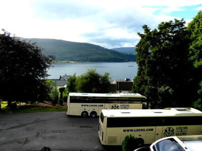 (BU16 PBY) Glen Daruel + (BU16 PBX) Loch Katrine + (SE15 AXG) Loch Morar @ Highland Hotel, Fort William, Scotland