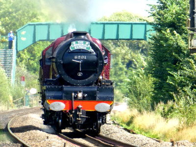 (46202) Princess Elizabeth (2) @ Claymills Crossing, Burton-on-Trent - Approaching