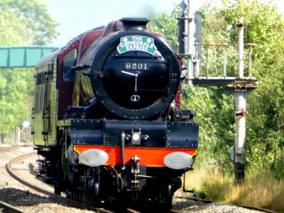 (46203) Princess Elizabeth (3) @ Claymills Crossing, Burton-on-Trent - Approaching