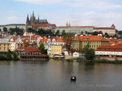 View of Prague Castle and Lesser Town