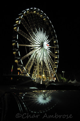 Ferris Wheel Reflection