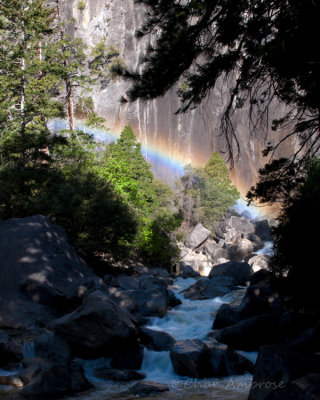 Rainbow at Yosemite Falls 