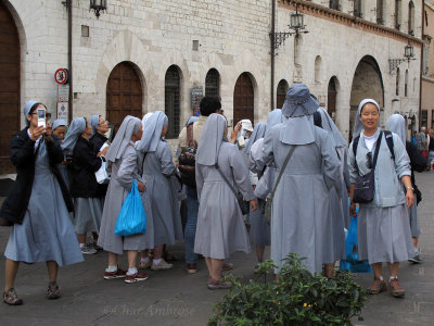 Nuns Enjoying Assisi