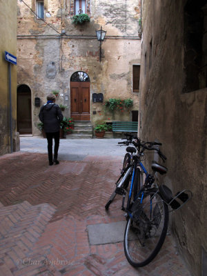 Pienza Street Scene