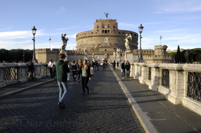 Castel Sant' Angelo View from the Bridge