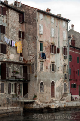 Old Buildings by the Water in Rovinj