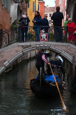 Bridge full of Tourists