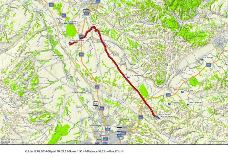 1ère étape Les Manenses (31) -Montbartier (82)