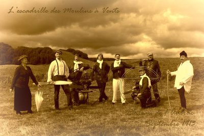 Sept.1913, l'escadrille des Moulins à vents